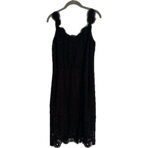 Ellie Tahari Lace Dress- Black- Size 8